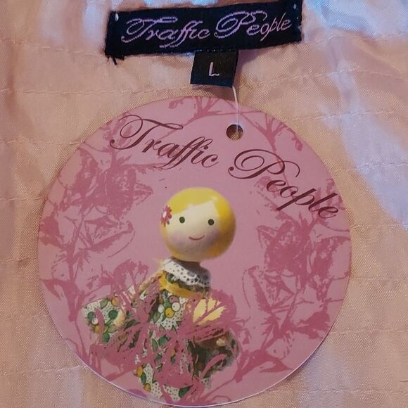 Modcloth x Traffic People NWT Strapless Tiered Tulle Ombré Midi Dress Size L - Picture 6 of 8